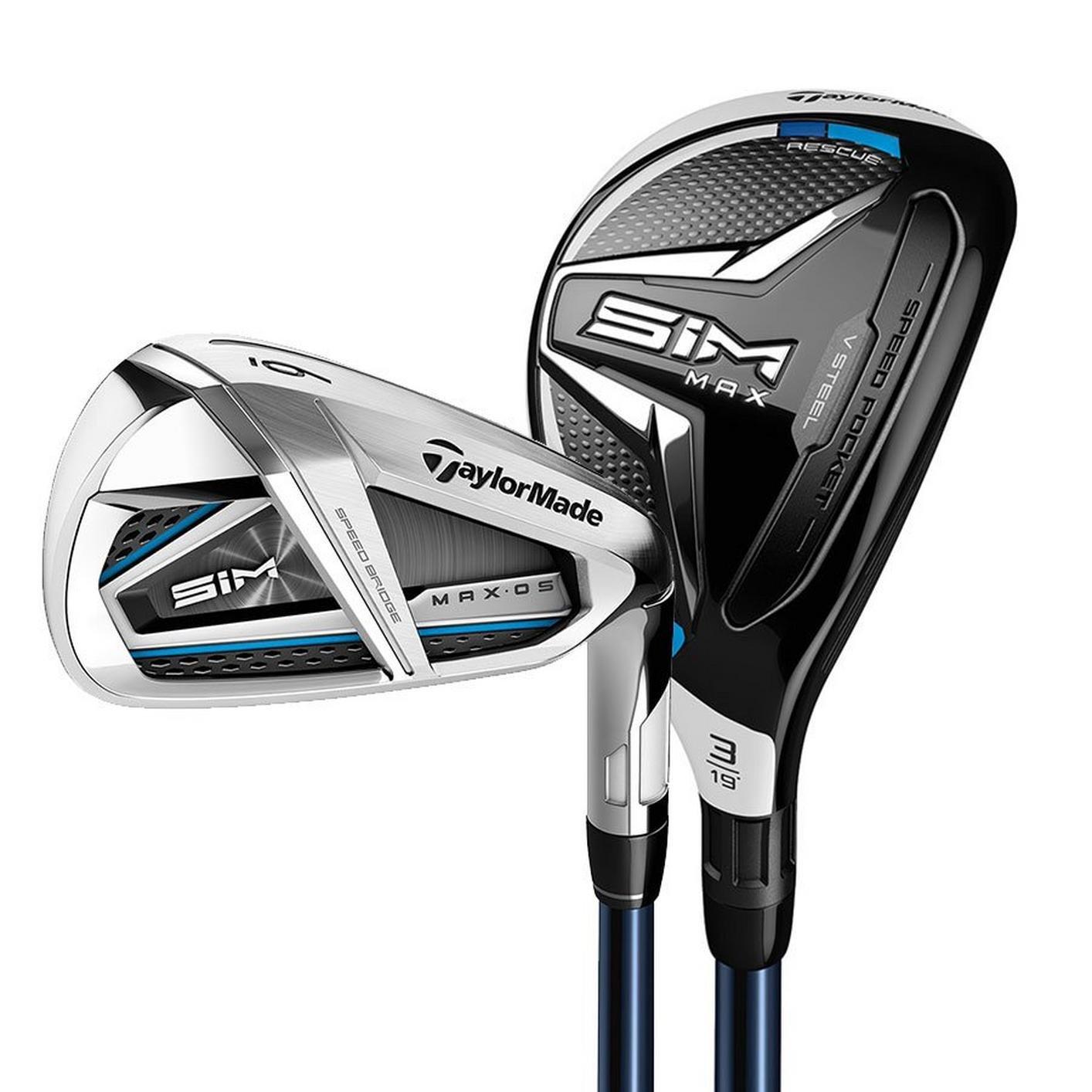 SIM Max OS 4H 5H 6-PW AW Combo Iron Set with Graphite Shafts